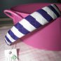 B15- White and Purple Woven Headband