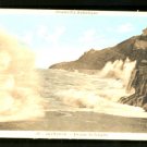 RUGGED SEASHORE GRANVILLE FRANCE VINTAGE POSTCARD