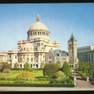 First Church of Christ Scientist Boston Ma. 1962 Postcard