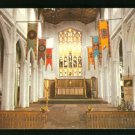 INTERIOR VU PARISH CHURCH THAXTED ENGLAND UK UNITED KINGDOM POSTCARD
