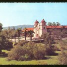MISSION SANTA BARBARA CA 1960s POSTCARD CALIFORNIA