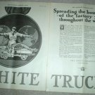 LARGE 22x11 ORIGINAL 1923 WHITE TRUCKS AD CLEVELAND OHIO LARGE 22x11 ORIGINAL 1923 WHITE TRUCKS AD CLEVELAND OHIO
