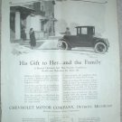 1923 Print Ad Chevrolet Utility Coupe His Christmas Gift to Her & the Family 1923 Print Ad Chevrolet Utility Coupe His Christmas Gift to Her & the Family