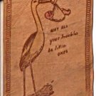ca 1900 LEATHER POSTCARD MAY ALL YOUR TROUBLES BE LITTLE ONES ca 1900 LEATHER POSTCARD MAY ALL YOUR TROUBLES BE LITTLE ONES