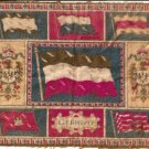 ca 1900 FELT TOBACCO BLANKET WITH GERMANY STATE FLAGS & CREST