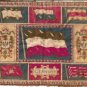 ca 1900 FELT TOBACCO BLANKET WITH GERMANY STATE FLAGS & CREST