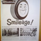 1958 Ad B.F. Goodrich Silvertown Tires Smileage $4 Down For 4 Tires 1958 Ad B.F. Goodrich Silvertown Tires Smileage $4 Down For 4 Tires