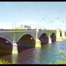 Springfield MA Memorial Bridge with City Bus ca 1950/1960 Chrome Postcard 716 Springfield MA Memorial Bridge with City Bus ca 1950/1960 Chrome Postcard 716