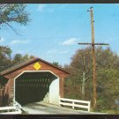 Ca 1960 SILK ROAD COVERED BRIDGE NORTH BENNINGTON VERMONT 778