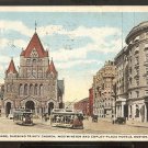 1917 COPLEY SQ TRINITY CHURCH WESTMINSTER & COPLEY PLAZA HOTEL FOOD WILL WIN THE WAR 786