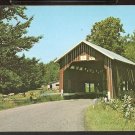 Ca 1960 OLD COVERED BRIDGE NORTHFIELD FALLS VERMONT VT 767