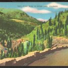 Western Slope North Of Grand Lake Colorado Linen Postcard 797