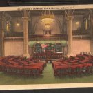 1952 ASSEMBLY CHAMBER STATE CAPITOL ALBANY NEW YORK GOLD BORDER 819 1952 ASSEMBLY CHAMBER STATE CAPITOL ALBANY NEW YORK GOLD BORDER 819