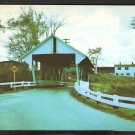 COVERED BRIDGE & FARMHOUSE LYNDON VERMONT 829