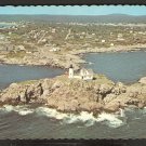 BIRDS EYE VIEW NUBBLE LIGHT & YORK BEACH MAINE 838