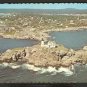 BIRDS EYE VIEW NUBBLE LIGHT & YORK BEACH MAINE 838