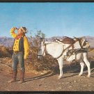 A DESERT PROSPECTOR & HIS PATIENT BURRO 840