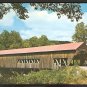 OLD COVERED WOOD BRIDGE WAITSFIELD VERMONT 842