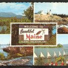 MULTI-VIEW WELCOME TO BEAUTIFUL MAINE SCENIC VACATIONLAND 854