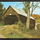 OLD COVERED BRIDGE ROUTE 4 BRIDGEWATER & WOODSTOCK VERMONT 856