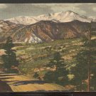 RAMPART RANGE ROAD & PIKES PEAK 1955 LINEN 879