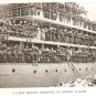 BRITISH TROOPS MARCHING IN DURBAN ON PACKED TROOPSHIP +