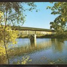 COVERED BRIDGE ROUTE 5 NEWBURY VERMONT ca 1960 883