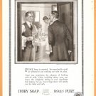 Original 1918 Ad Ivory Soap 2 Gentlemen Valet In Washroom Original 1918 Ad Ivory Soap 2 Gentlemen Valet In Washroom