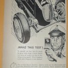 1949 Ad Bayer Aspirin w/ Nascar Indy Car & Driver + Lester Betsy Ross Spinet Piano