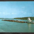 MISSISSIPPI RIVER BARGE ALONG GREAT RIVER ROAD 924