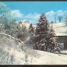 WINTER SPREADS IT'S CHARM AT JEFFERSONVILLE VERMONT LAMOILLE COUNTY POSTCARD947