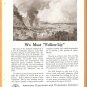 1918 American Telephone and Telegraph Gallipoli Withdrawal WWI vintage Print AdO