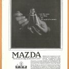 1918 GENERAL ELECTRIC RESEARCH LABS GE MAZDA AD Incandescent Light Bulb Service 1918 GENERAL ELECTRIC RESEARCH LABS GE MAZDA AD Incandescent Light Bulb Service