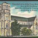 Cathedral of the Holy Cross Boston MA Linen Postcard 1031 Cathedral of the Holy Cross Boston MA Linen Postcard 1031