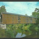 Lovely Summer View Covered Bridge Crossing the Souhegan River Milford New Hampshire Postcard 1029 Lovely Summer View Covered Bridge Crossing the Souhegan River Milford New Hampshire Postcard 1029