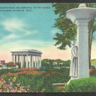 Memorial To The Women of the Mayflower Plymouth Rock Portico Plymouth MA Linen postcard 1045 Memorial To The Women of the Mayflower Plymouth Rock Portico Plymouth MA Linen postcard 1045