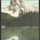 Splendid View of Mount Burgess Emerald Lake Canadian Rockies British Columbia Yoho National Park