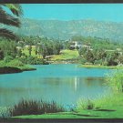 Andre Clark Bird Refuge Santa Barbara California Lake Mountain View Chrome Postcard 104