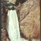 View of the Lower Falls From Toms Trail Yellowstone Park 1955 Chrome Postcard 131