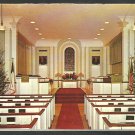 North Parish Congregational Church Sanford Maine 1965 Christmas Card Pews Altar Christmas Trees 1091