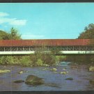 The Old Covered Bridge in Ashuelot New Hampshire Chrome Postcard 1118 The Old Covered Bridge in Ashuelot New Hampshire Chrome Postcard 1118