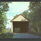 Old Covered Bridge Brandon Vermont Chrome Postcard 1133