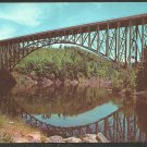 French King Bridge pre-renovation Mohawk Trail Connecticut River Route 2 Chrome postcard 209 French King Bridge pre-renovation Mohawk Trail Connecticut River Route 2 Chrome postcard 209