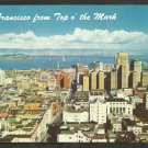 San Francisco California From Top O the Mark Bay Bridge Yerba Buena Oakland Chrome Postcard 211 San Francisco California From Top O the Mark Bay Bridge Yerba Buena Oakland Chrome Postcard 211