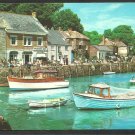 Padstow Cornwall Boats Harbor Stores Shoppers Chrome Postcard 230 Padstow Cornwall Boats Harbor Stores Shoppers Chrome Postcard 230