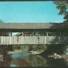 Covered Bridge Over Peaceful Stream Lyndon Vermont Chrome Postcard 1179 Covered Bridge Over Peaceful Stream Lyndon Vermont Chrome Postcard 1179