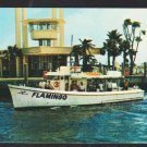 Deep Sea Fishing Boat The Flamingo Fort Lauderdale Florida Captain Frank Evans 1960 Business Card