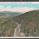 Approach To Western Summit Mohawk Trail The Berkshires White Border Postcard 1228 Approach To Western Summit Mohawk Trail The Berkshires White Border Postcard 1228