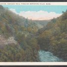 Cold River Canyon Mohawk Trail Through Berkshire Hills White Border Postcard 1232