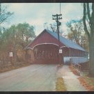 Covered Bridge Lyndon Vermont 2 lane Road Chrome Postcard 1259 Covered Bridge Lyndon Vermont 2 lane Road Chrome Postcard 1259
